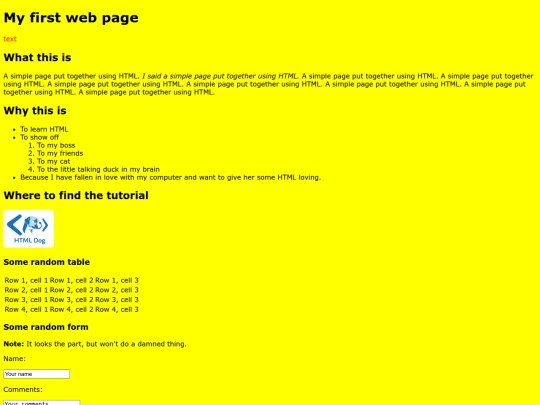 Page1 screenshot