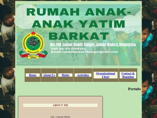 aboutme screenshot