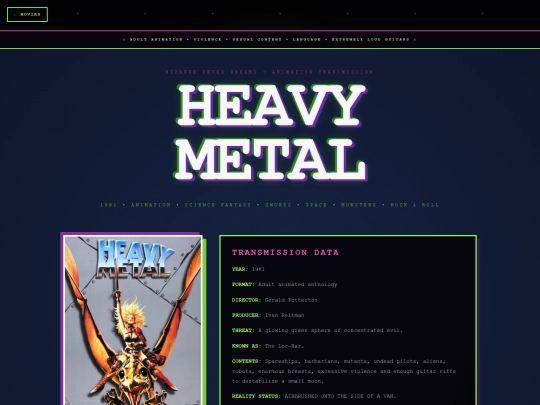 animation movie/heavymetal screenshot