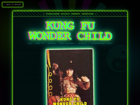 kung fu movie/kungfuwonderchild screenshot