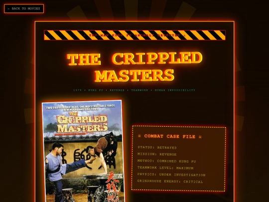 kung fu movie/thecrippledmasters screenshot