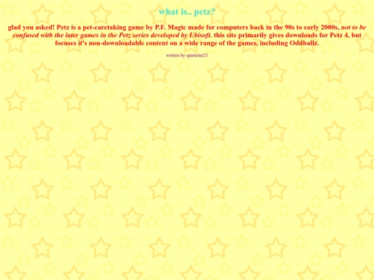 what_is_petz screenshot