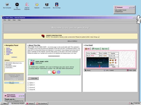 firstpage screenshot