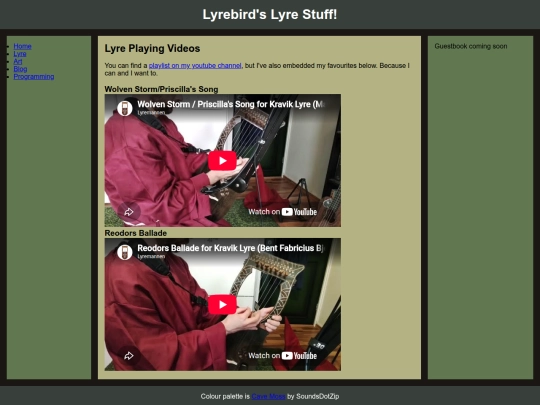 lyre screenshot