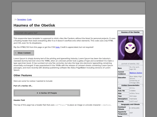 Haumea screenshot