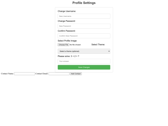 settings screenshot