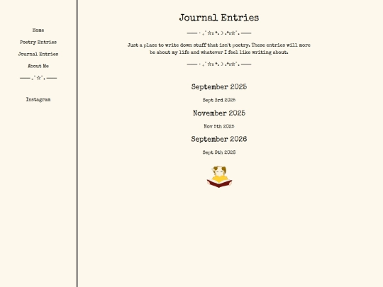 journal entries/journalpages screenshot