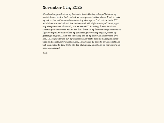journal entries/nov5th25 screenshot