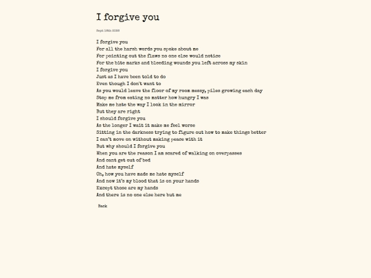 poems/forgive screenshot