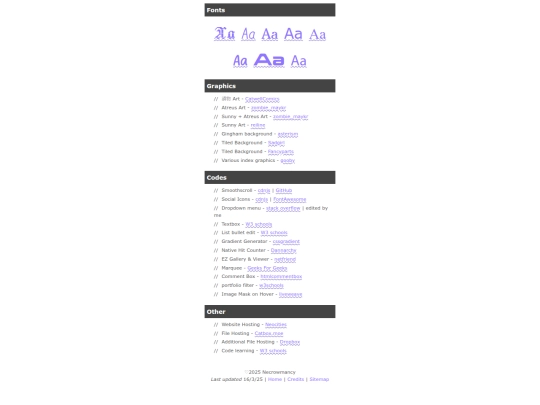 credits screenshot