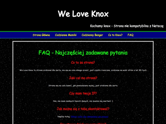 faq screenshot