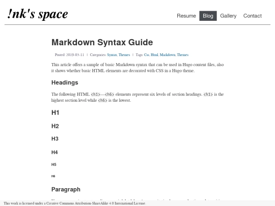 blog screenshot