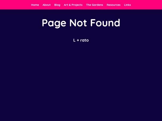 not_found screenshot