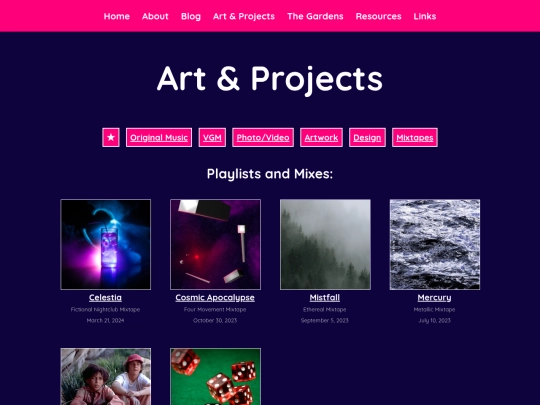subpage/proj-playlist screenshot
