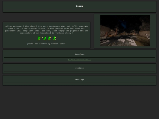 blog screenshot