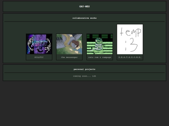 games screenshot