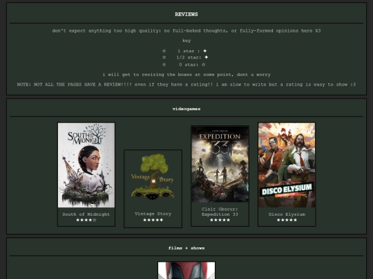 reviews screenshot