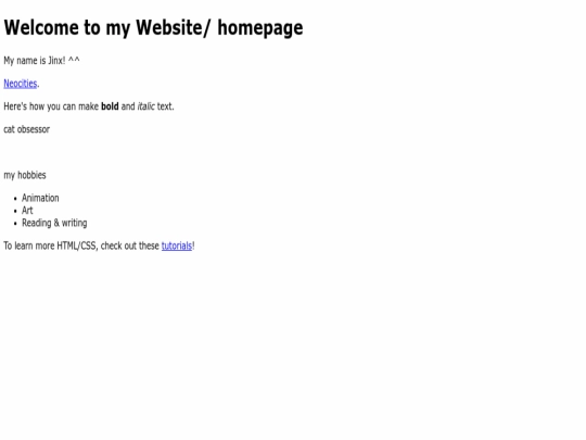 index screenshot