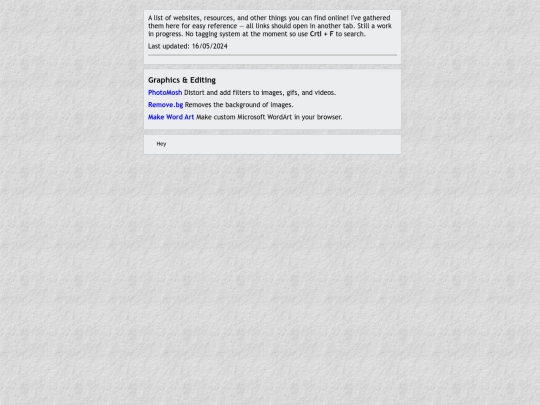 bookmarks/test screenshot