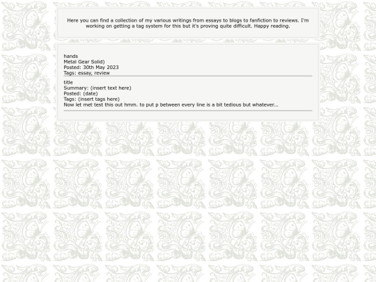 writing screenshot