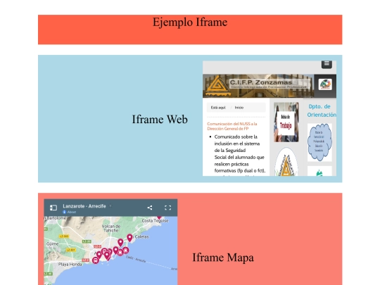 Ejemplo de Iframe  /Iframe screenshot