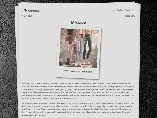 posts/games/mixtape screenshot