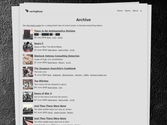 posts screenshot