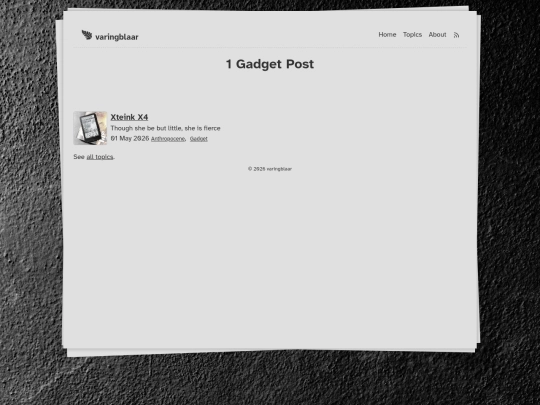 topics/gadget screenshot