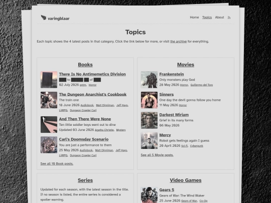 topics screenshot