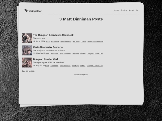 topics/matt-dinniman screenshot