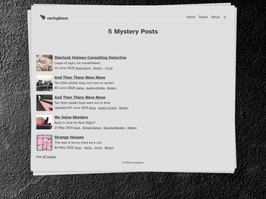 topics/mystery screenshot