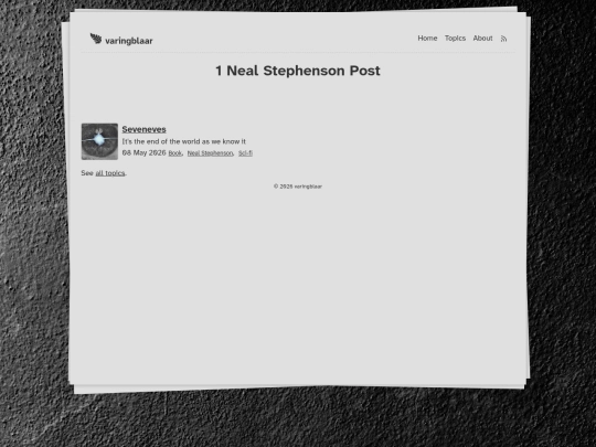 topics/neal-stephenson screenshot