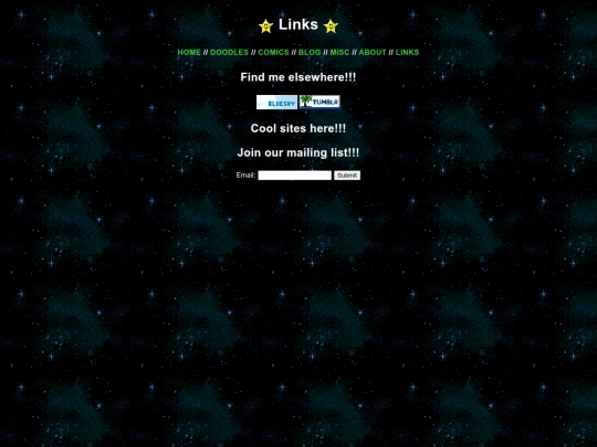 links screenshot