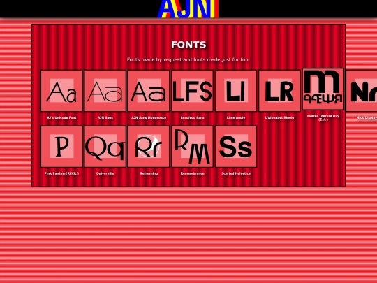 fontz screenshot