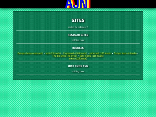 sites screenshot