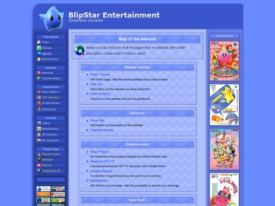 sitemap screenshot