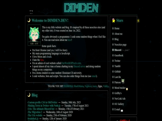 index screenshot
