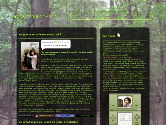 pages/about screenshot