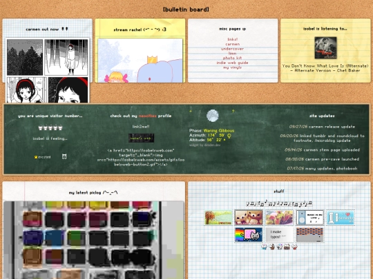 pages/bulletin-board screenshot