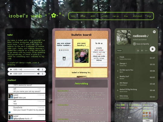 pages/home screenshot