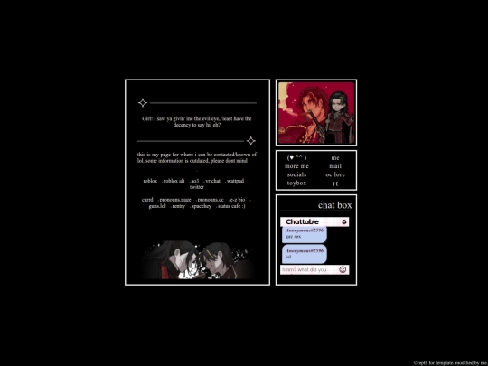 socials screenshot