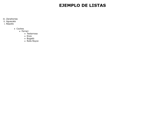 lista screenshot