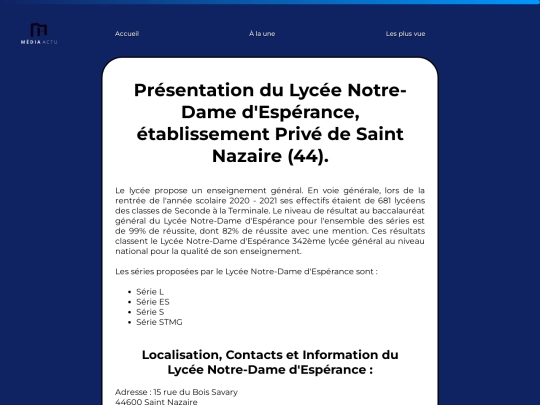 Actus les plus vue/Actu9/Actu9 screenshot