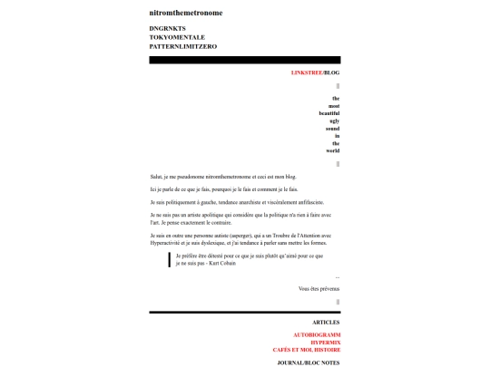 blog screenshot