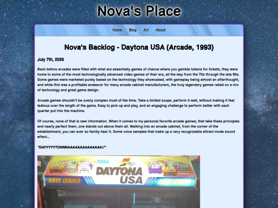 blog/2026/0706-Nova-Backlog-Daytona-USA screenshot