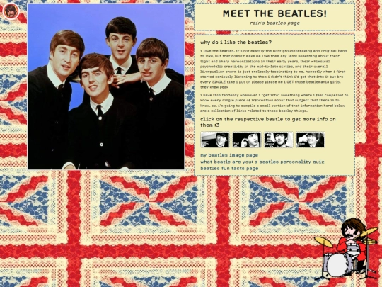beatlepage screenshot
