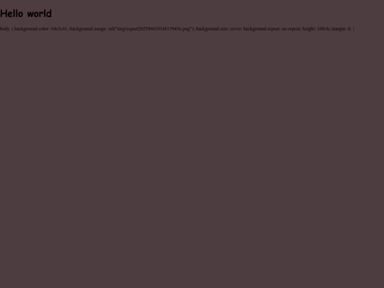 css/test screenshot