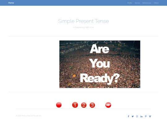 adam/tenses screenshot