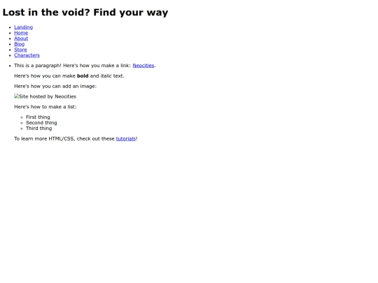 index screenshot