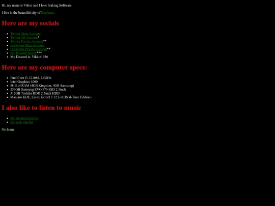about-me screenshot